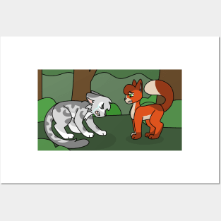 Ashfur and Squirrelflight Posters and Art